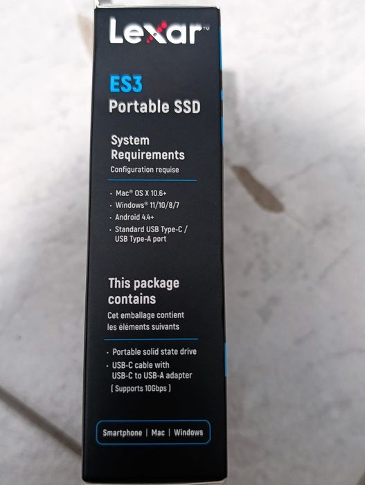 SSD Lexar ES3 2TB, Sigilat