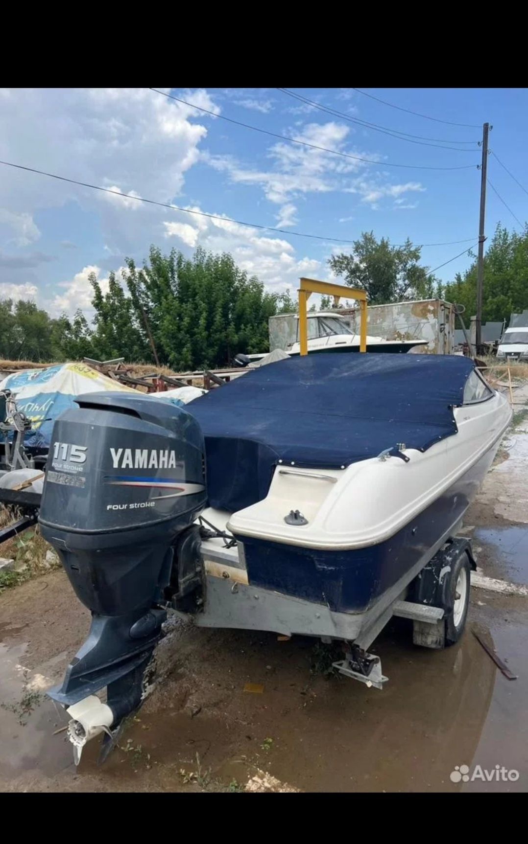 Катер Bayliner с мотором Yamaha 115