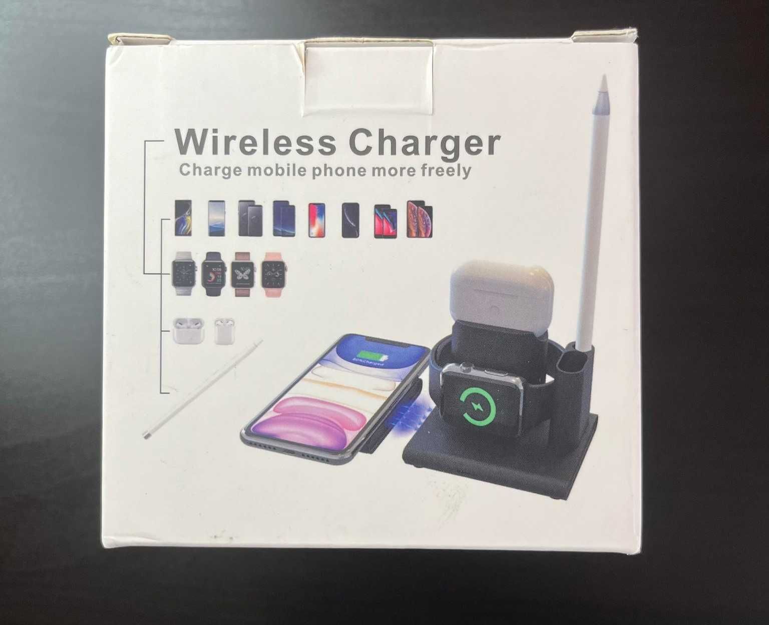 Incarcator wireless 4 in 1