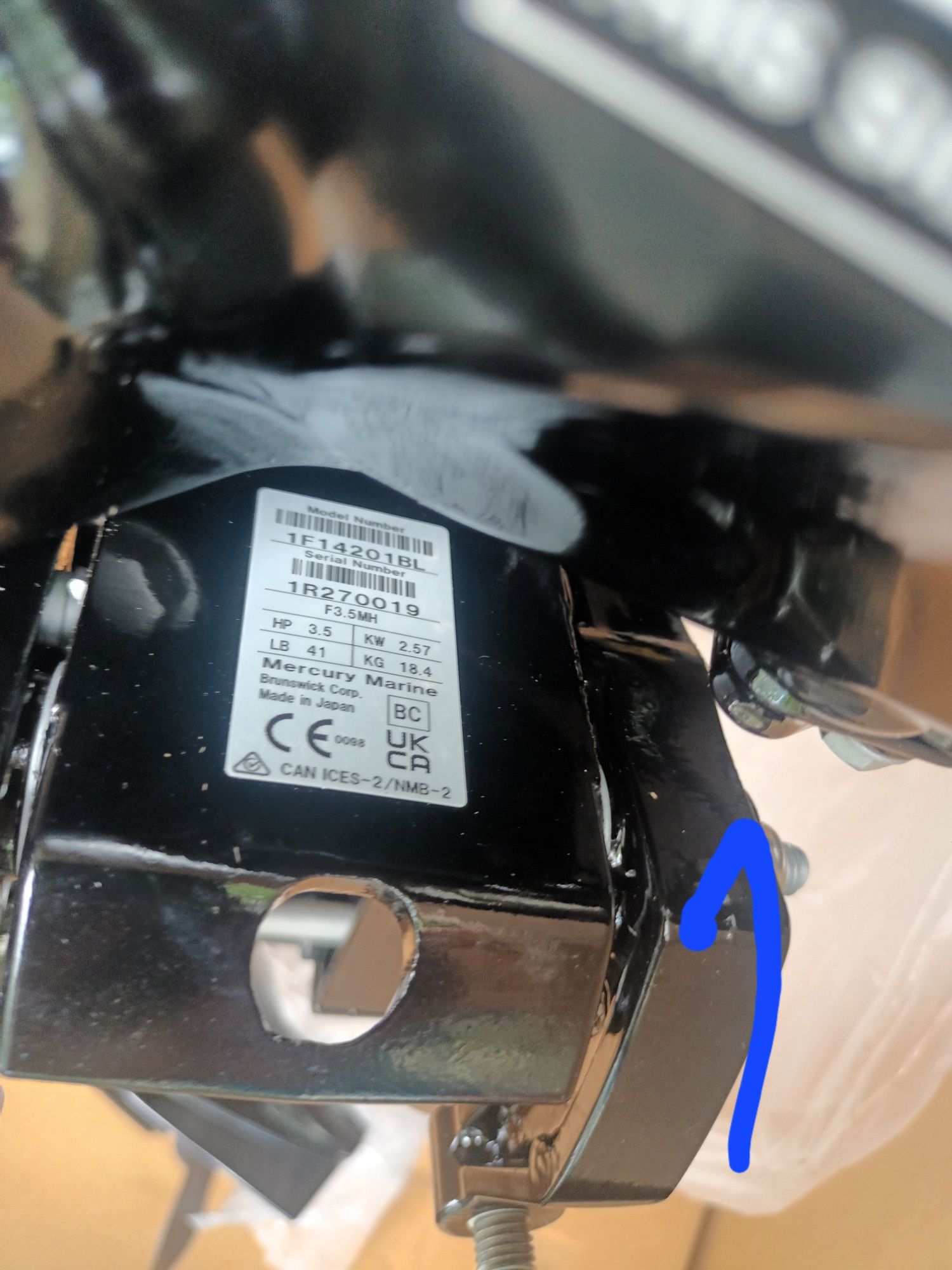 Motor barca Mercury 3,5