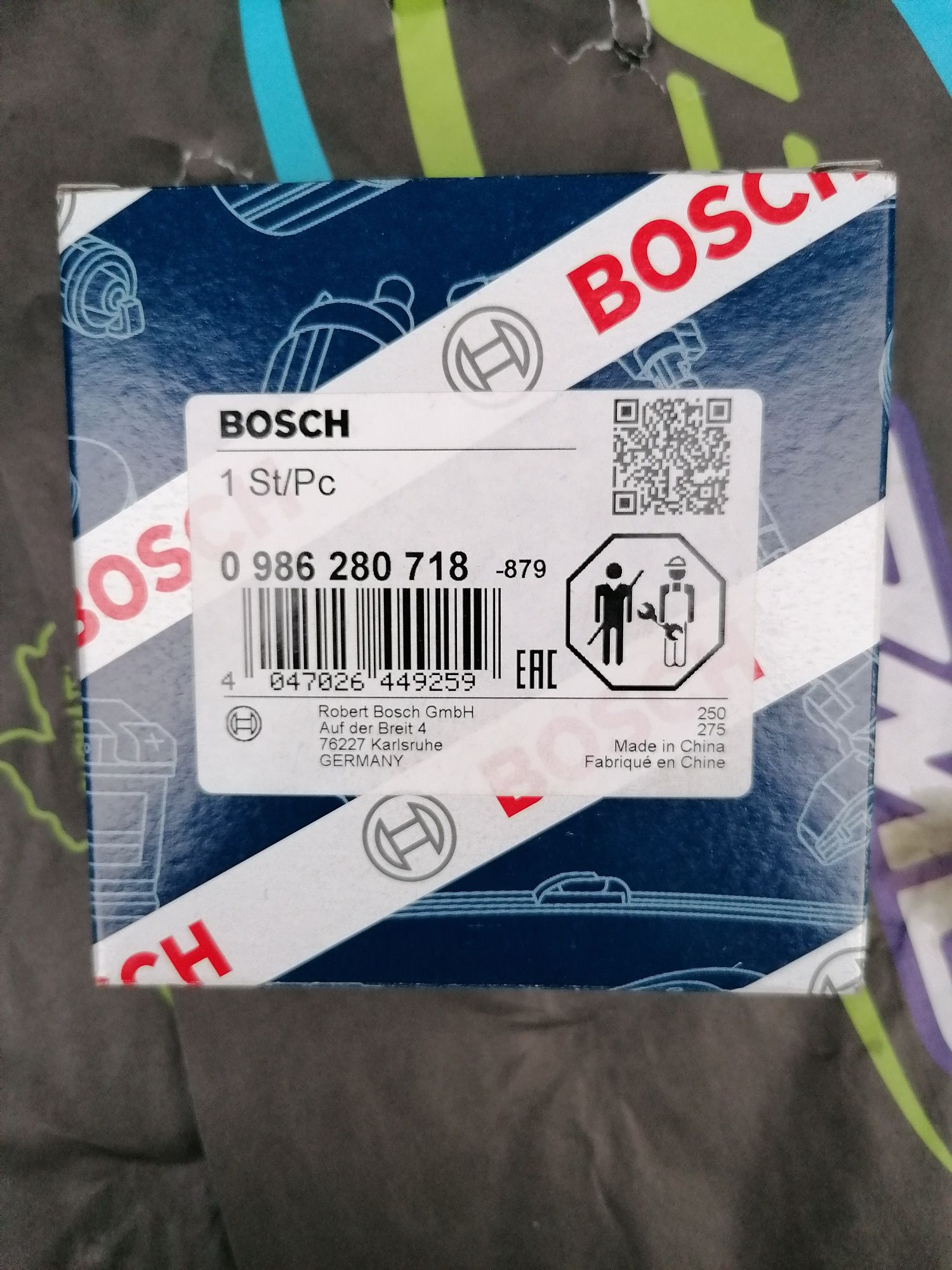 Сензор, налягане изпускателен колектор BOSCH
Сензор, наляган