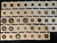 Monede vechi + contemporane; dubluri din propria colectie 1906 - 2023