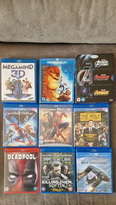 Blu Ray , 4к и DVD Филми