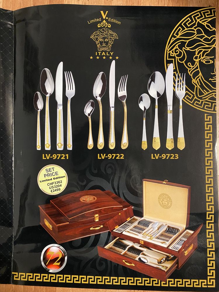 Set tacâmuri 72 piese, 12 pers., quality gold LIMITED EDITION LV-9722