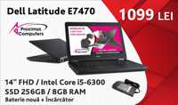 Ultrabook Dell Latitude E7470, i5 Skylake™ 14"Full HD| Garantie 2 ani!