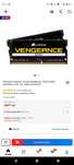 Kit 32GB DDR4 Rami Laptop Cosair Vengeance