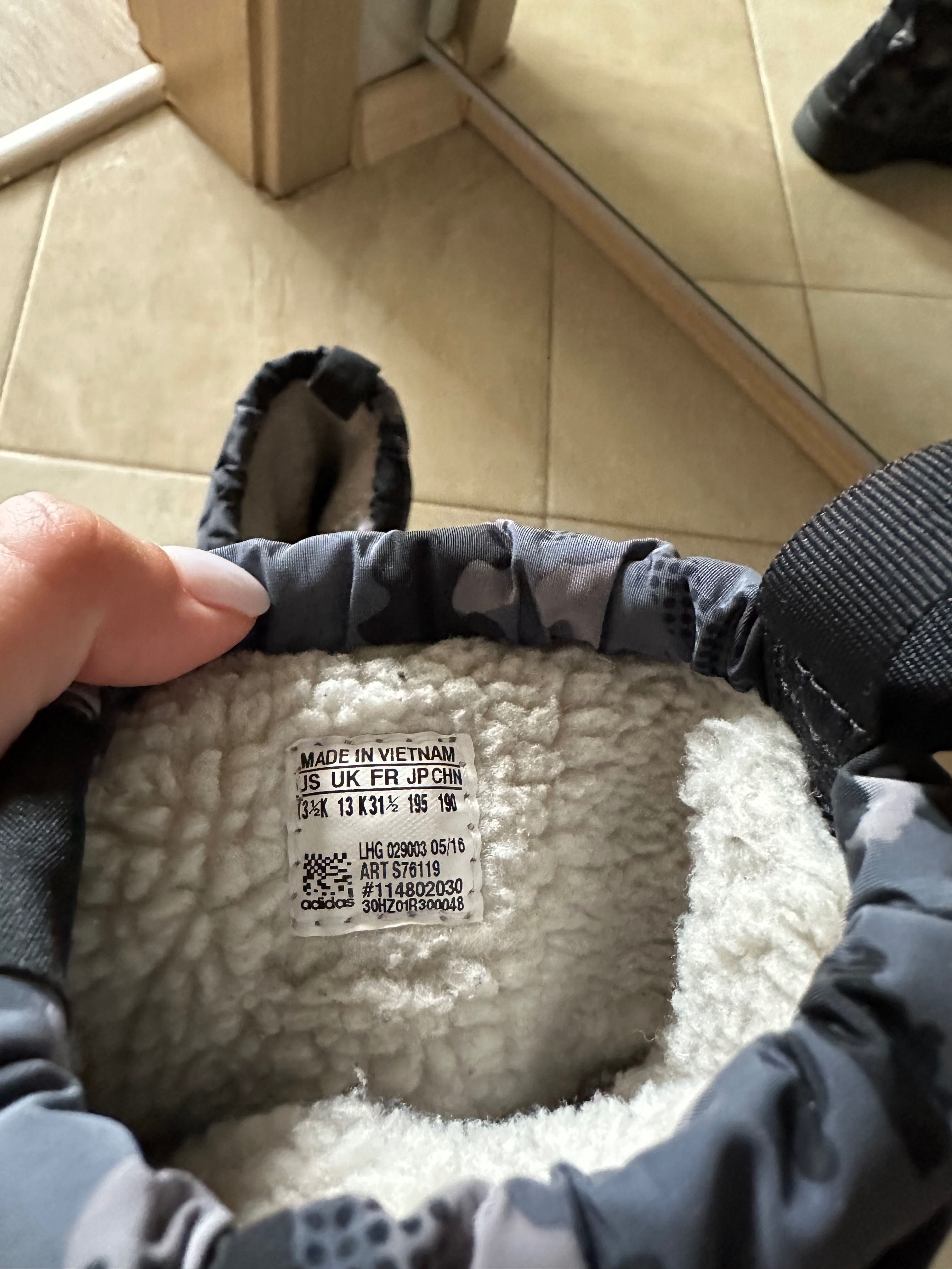 Детски ботуши Adidas, размер 31.5