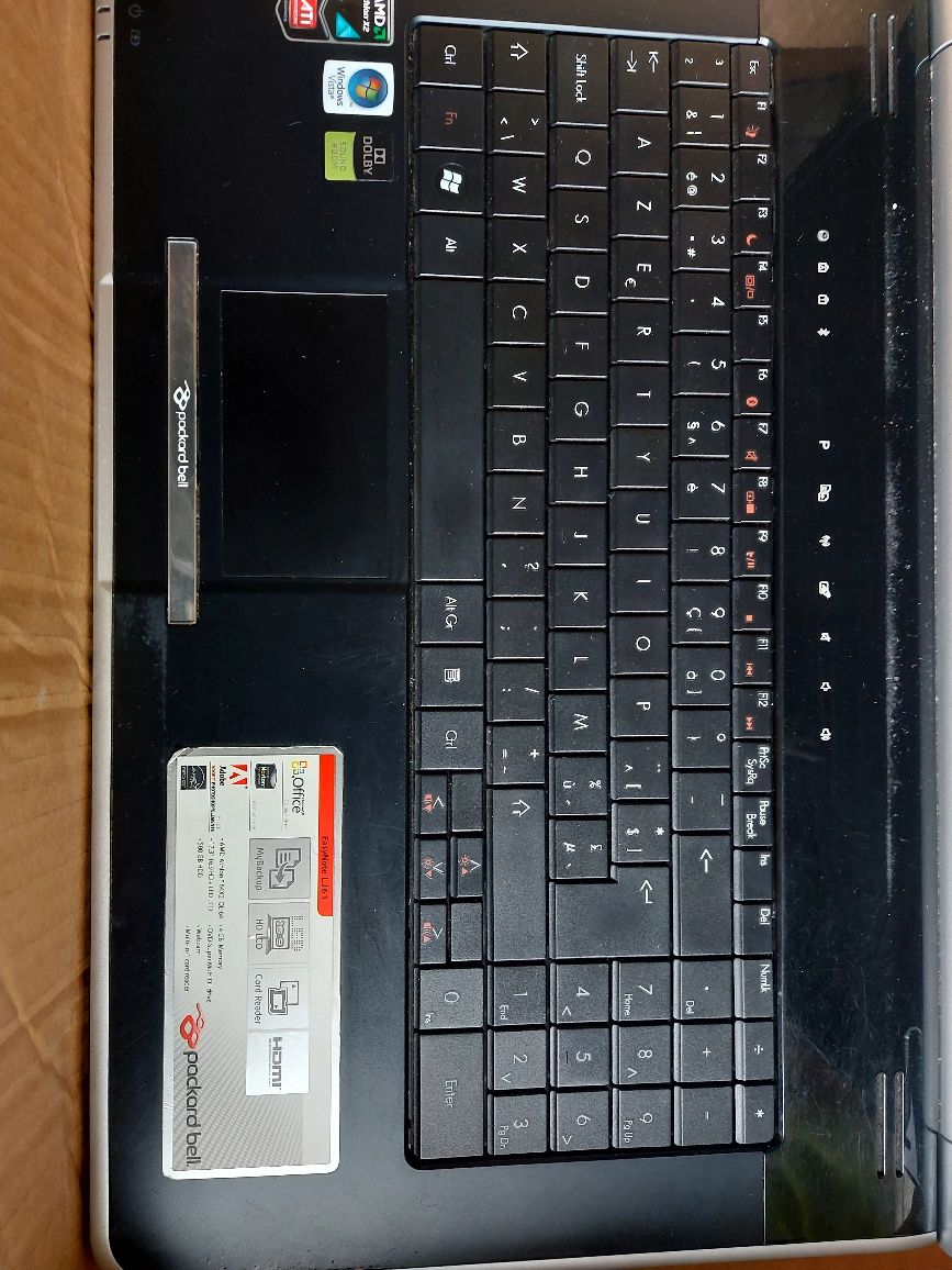 Laptop Packard Bell 17"