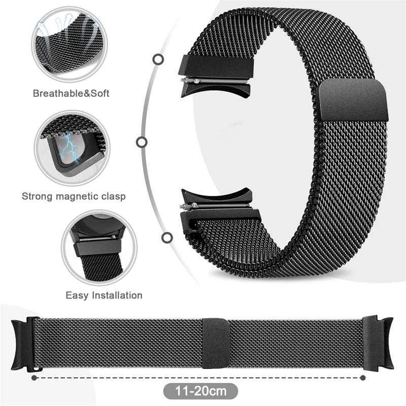 Метална верижка каишка Samsung Galaxy Watch 4 5 6 7 Pro 40 42|44 45 46