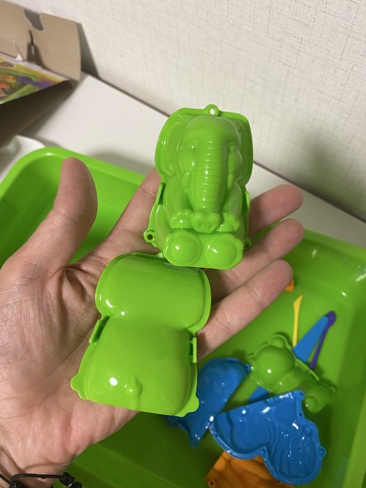 Креативен комплект кинетичен пясък и формички 3D Животни