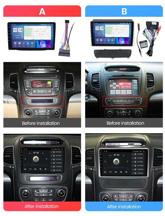 Navigatie Kia Sorento 2 2012 - 2014, 2GB 4GB 8GB Garantie Camera