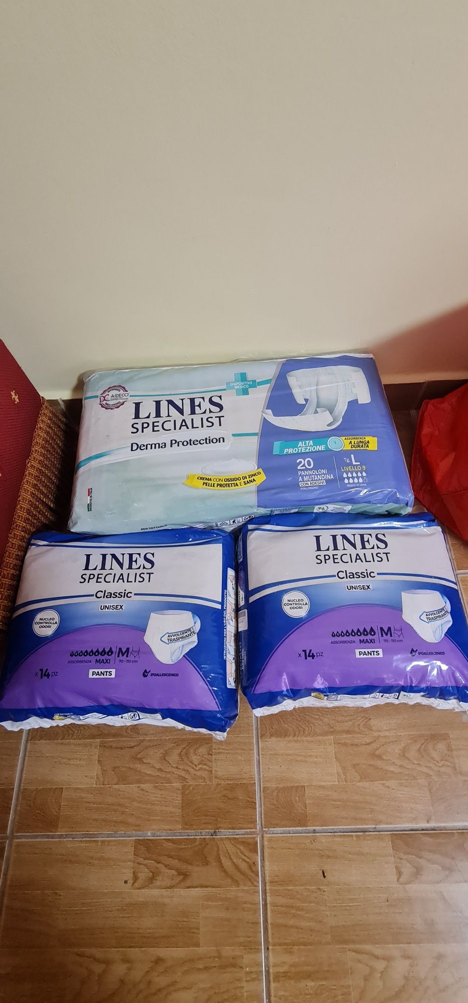 Scutece adulti Absorbante incontinenta urinara igiena unisex