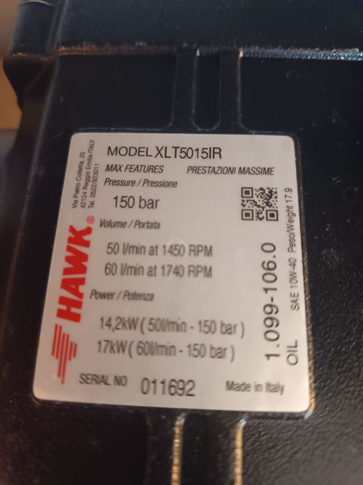 Помпа за високо налягане Howk 50 литра в минута