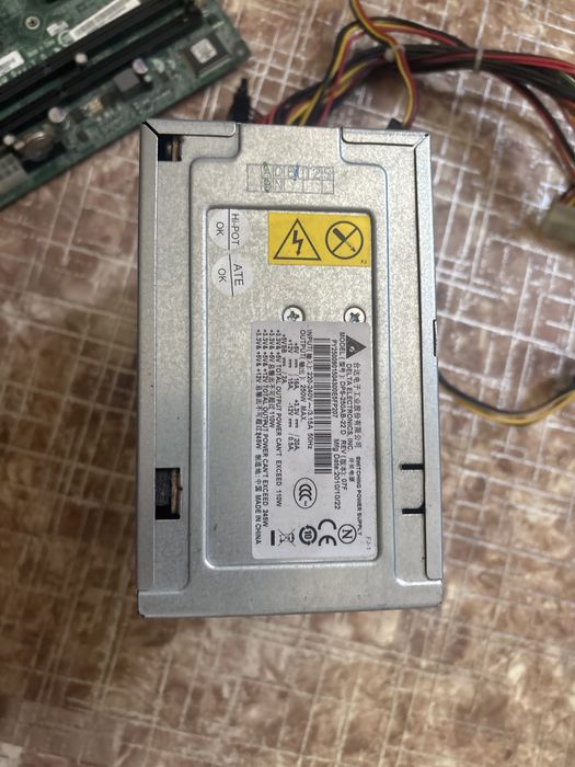 Продам материнскую плату и блок питания