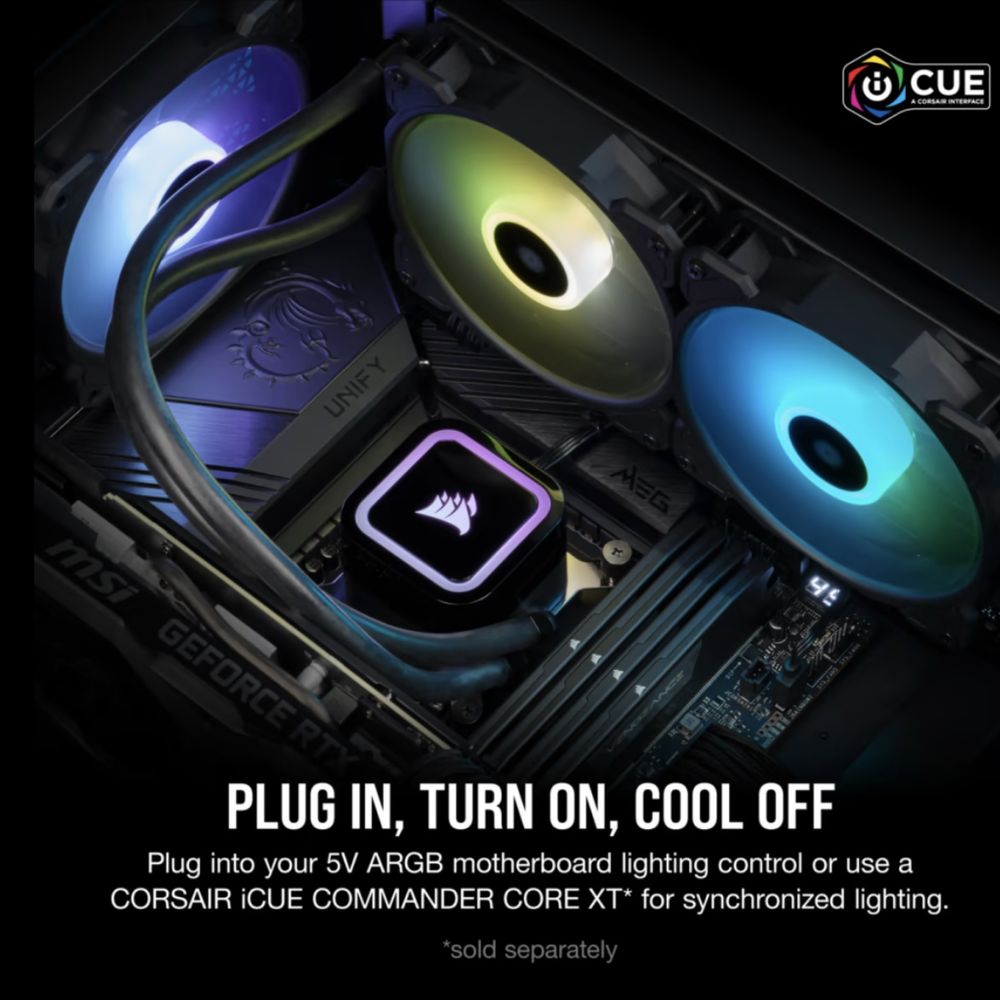 Скидка ! Corsair iCUE H100x RGB Elite Система водяного охлаждения