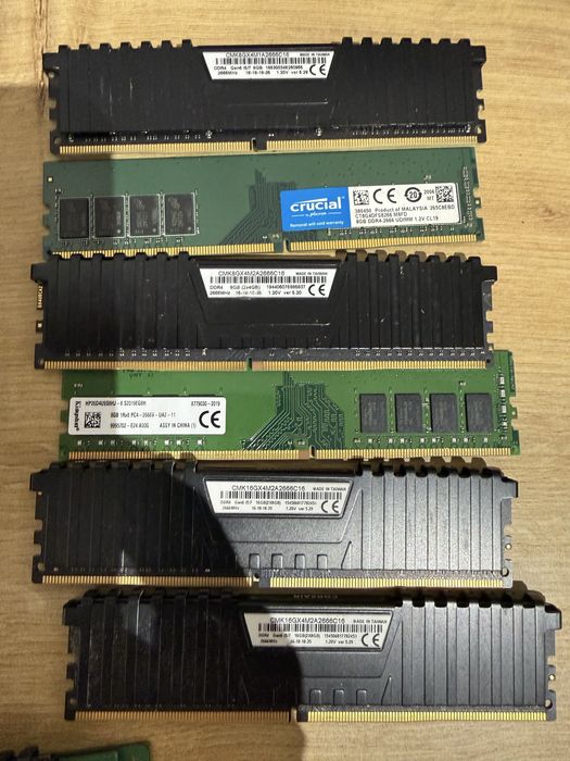 Ram ddr4 pc de 8 Gb 3200, 3000, 2666, 2400