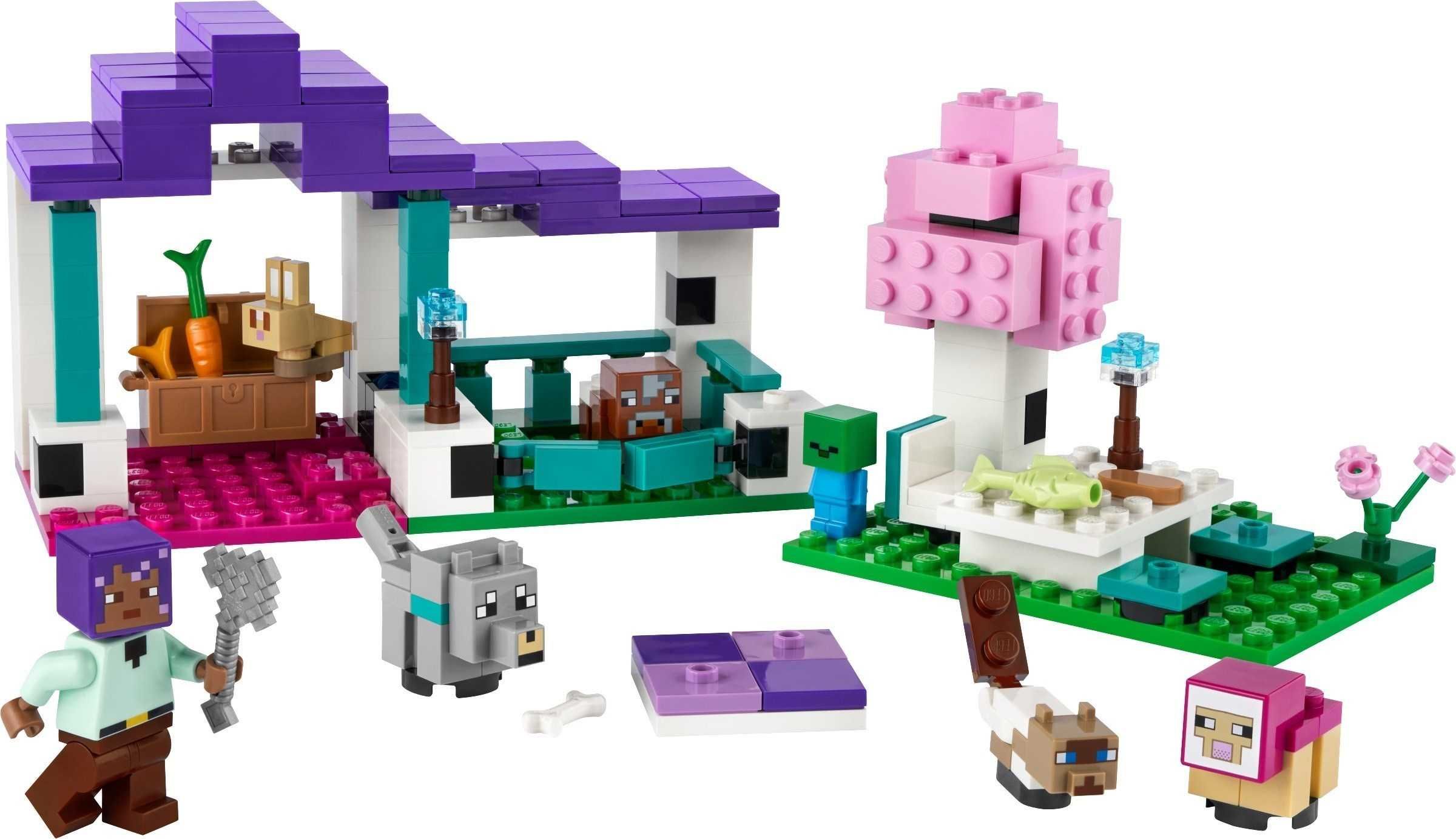 Vand LEGO Minecraft 21253: The Animal Sanctuary (2024)