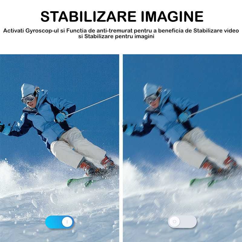 Camera video de actiune sport IARMAC, 5K30FPS,4K60FPS,24MP+Set lentile