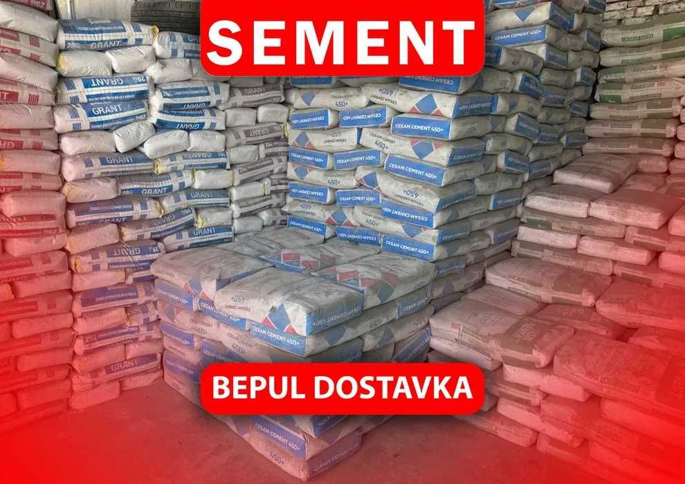 Цемент с бесплатной доставкой по Ташкенту