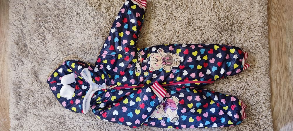 Combinezoane iarna fete marimea 74/6-9 luni