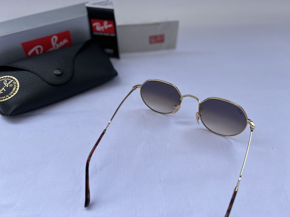 Ochelari de soare Ray Ban 3565 Jack aurii/maro degrade Noi