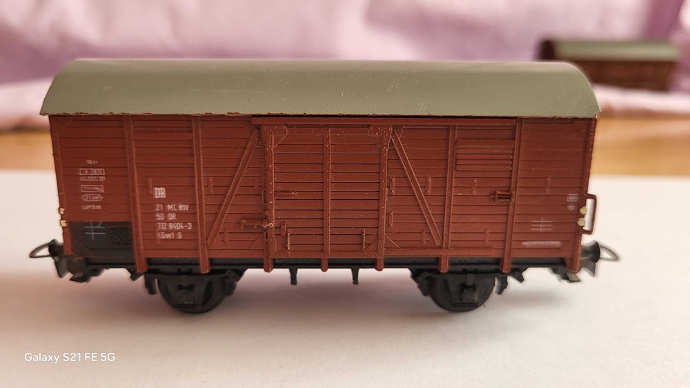 Piko H0 5/6446/010 vagon marfă acoperit Tonnendachwagen 112 8404-3 DR