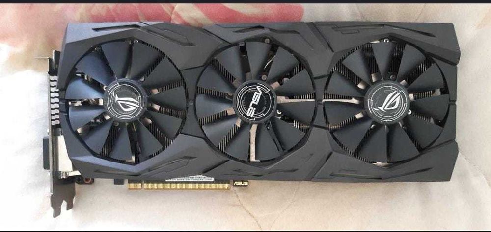 Продам видеокарту gtx 1070 asus strix 8gb gddr5