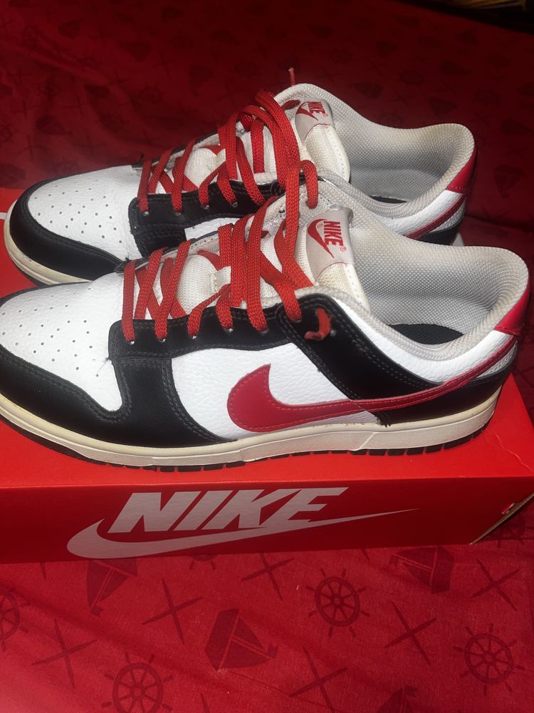 Nike Dunk Low Red Swoosh