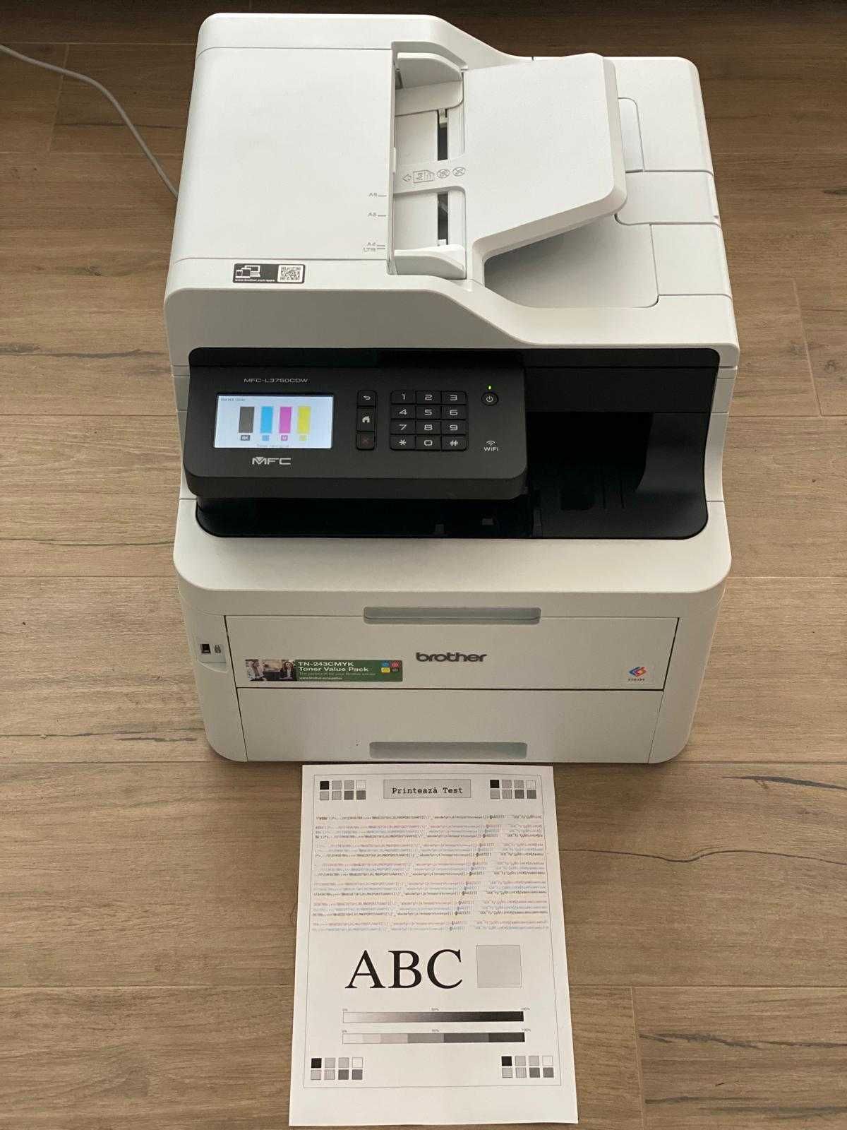 Multifunctional laser color BROTHER MFC-L3740CDW Retea, Wi-Fi, Fax