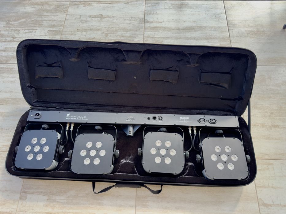 Set 4 Par Led Starville + DMX