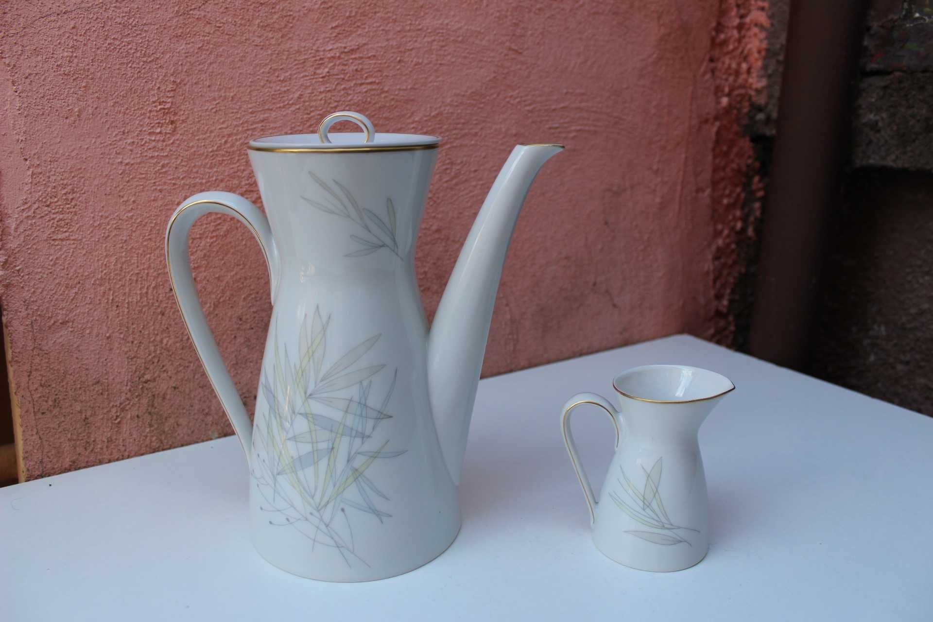 Set portelan colectie ROSENTHAL Grasses, Germania, ceainic si latiera