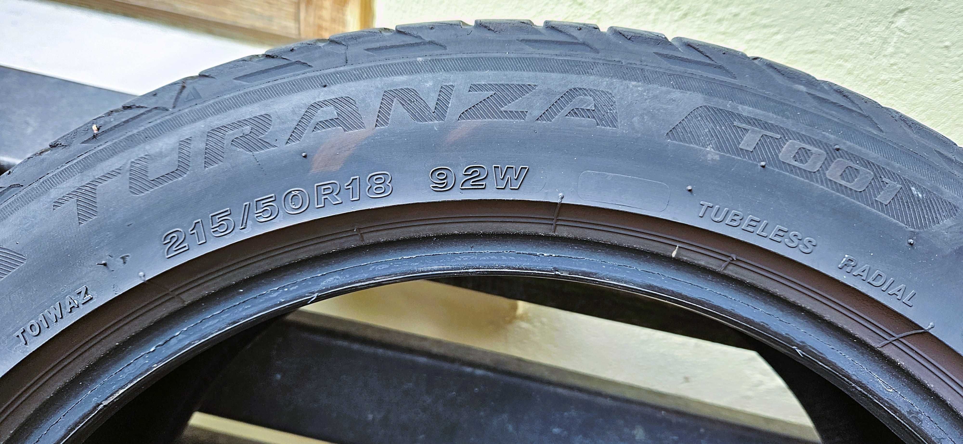 Anvelope vara BRIDGESTONE TURANZA T001 215/50 R18 92W
