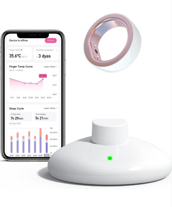Femometer ring inel size 9 măsurare fertilitate ovulație menstruație