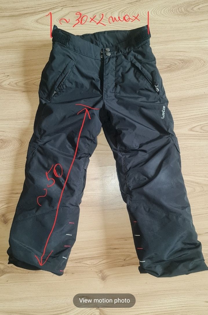 Pantaloni de schi (ski) Wedze, model Pool&fit, pt. copii de cca 4 ani