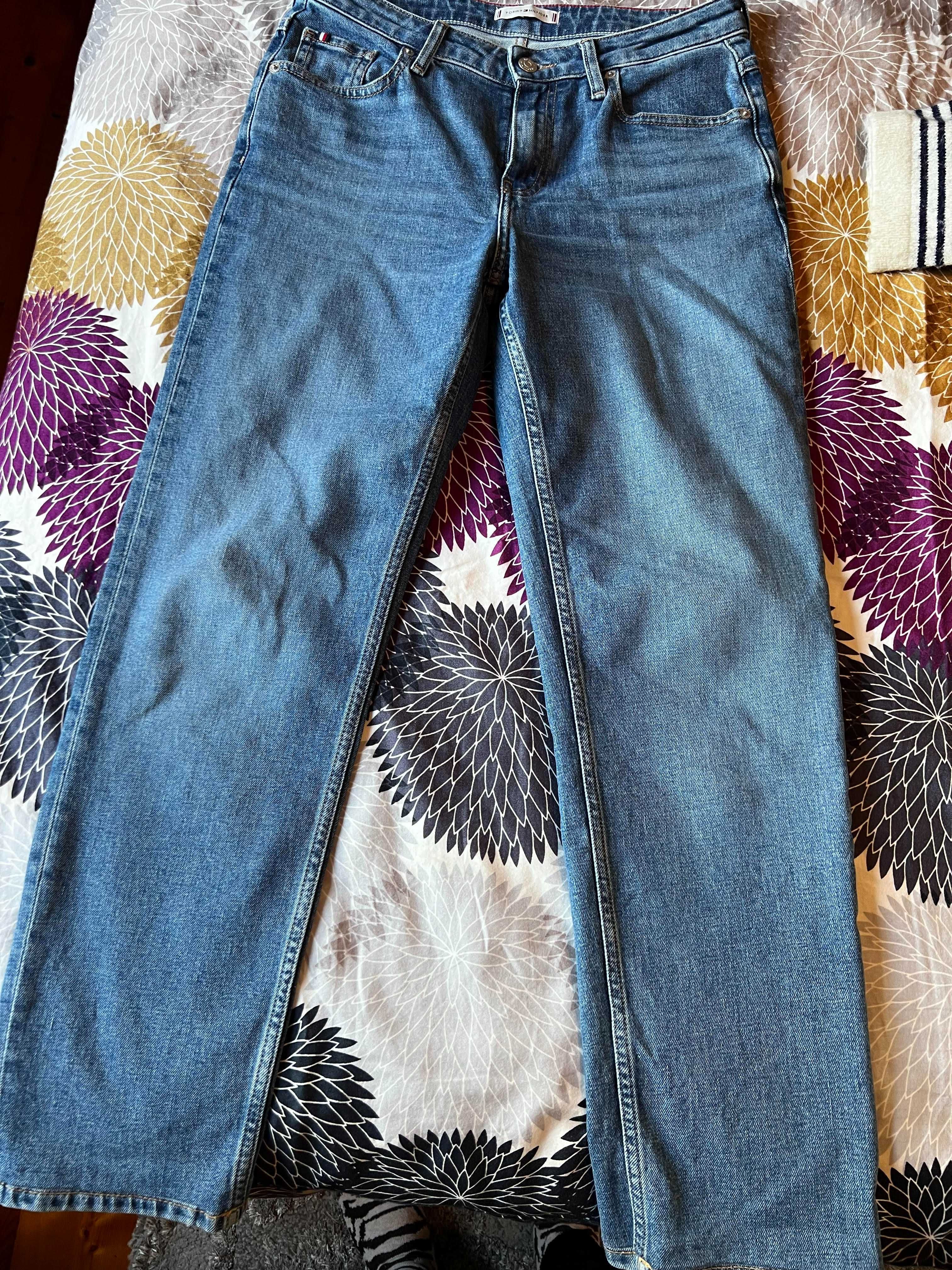 Blugi Tommy Hilfiger -Classic straight 28/30, albastru denim