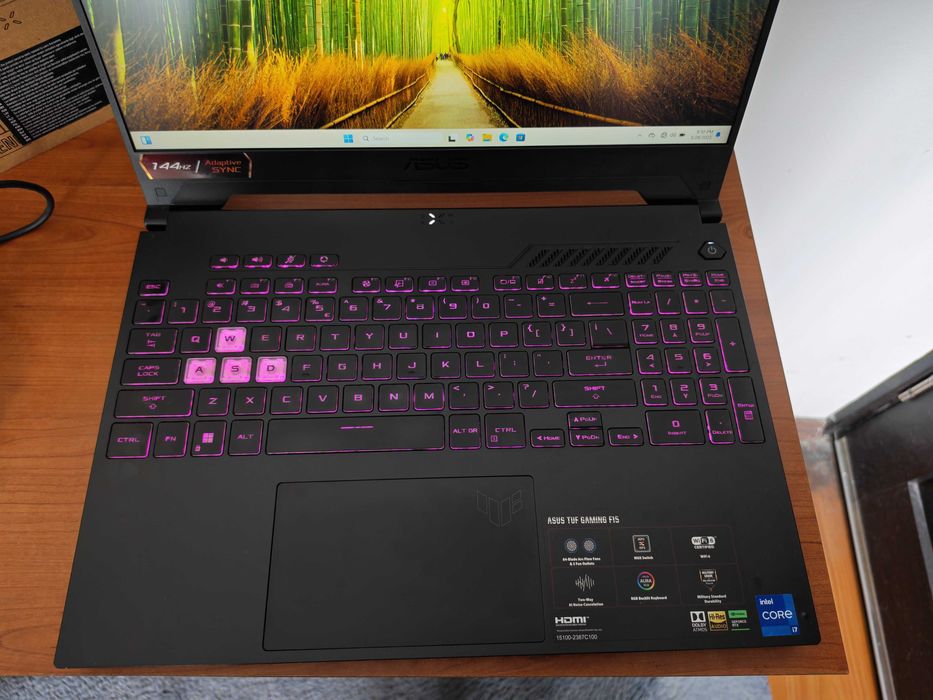 Laptop ASUS TUF  F15 i7 12Gen 16GB SSD 512GB RTX 3050 144HZ