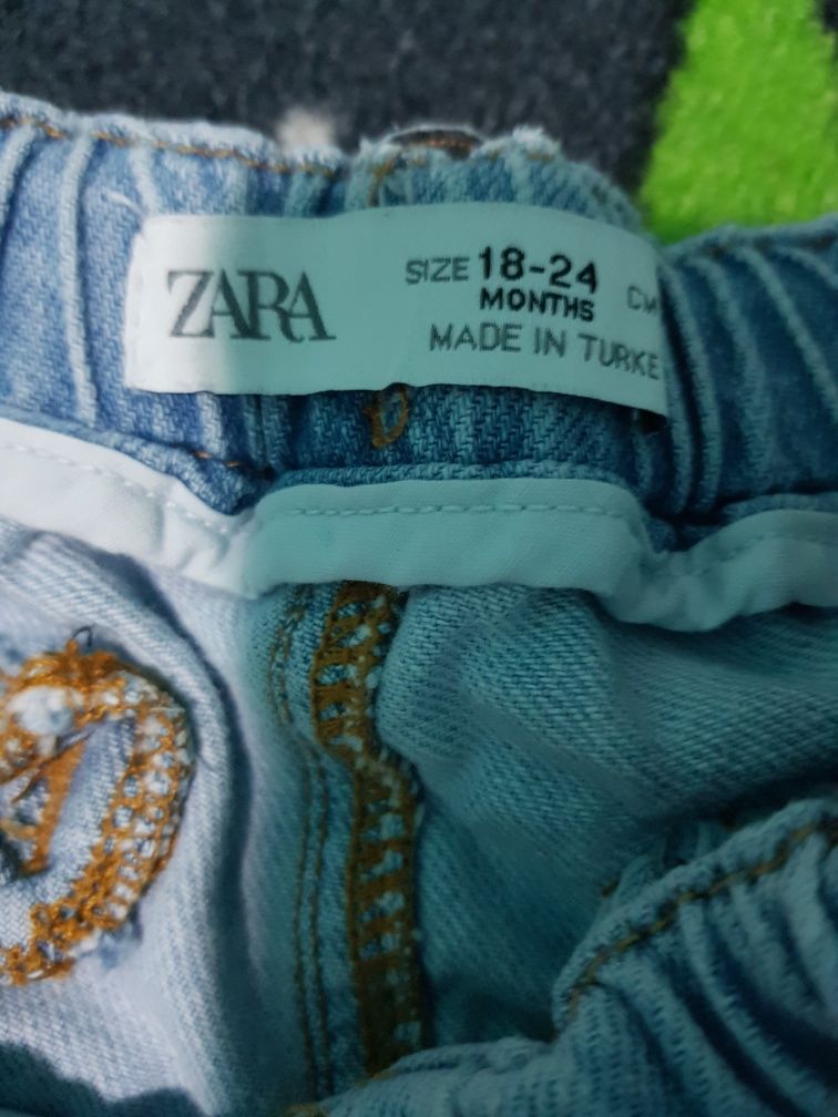 Zara 92 (2 ani) - camasa si pantaloni scurti blugi