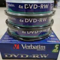35 Verbatim DVD-RW 4.7GB 4X 120Min ПРЕЗАПИСВАЩ - НЕВО