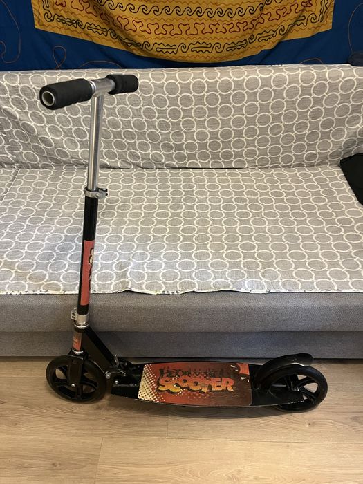 Самокат на крупных колесах