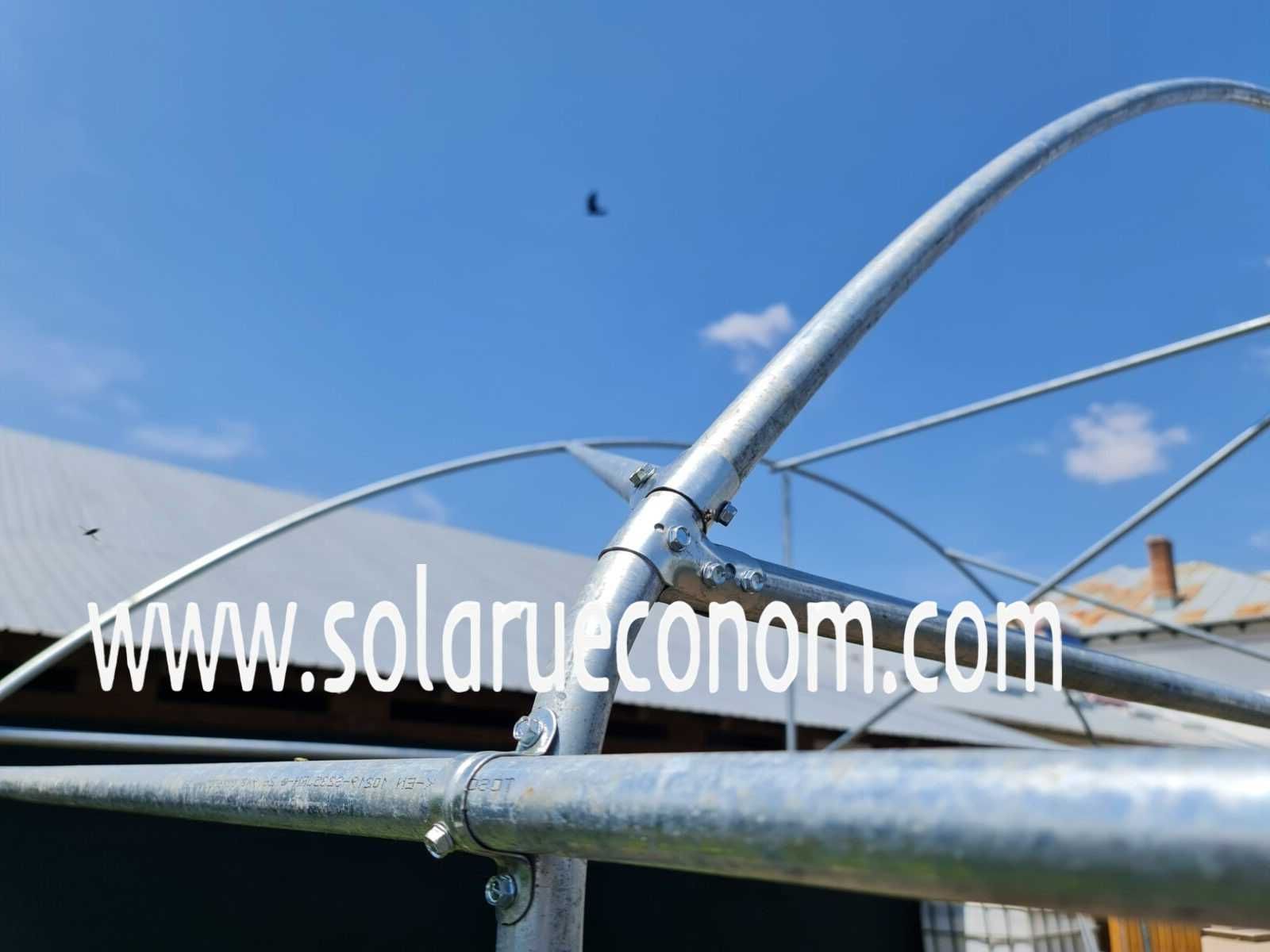 Structura metalica pentru solar(sera)  - 6x8m(48 mp) – 2876 lei