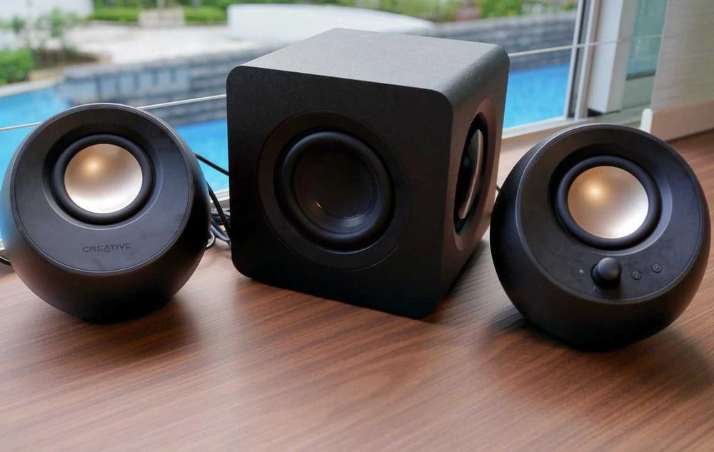 Озвучителна система reative Pebble X Plus, 2.1, USB-C, RGB подсветка