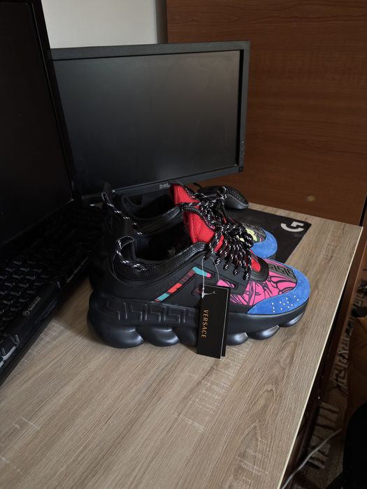 Versace Chain Reaction negru multicolor