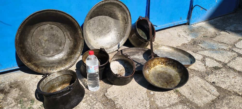 Стари медни съдове ,на над 120 години