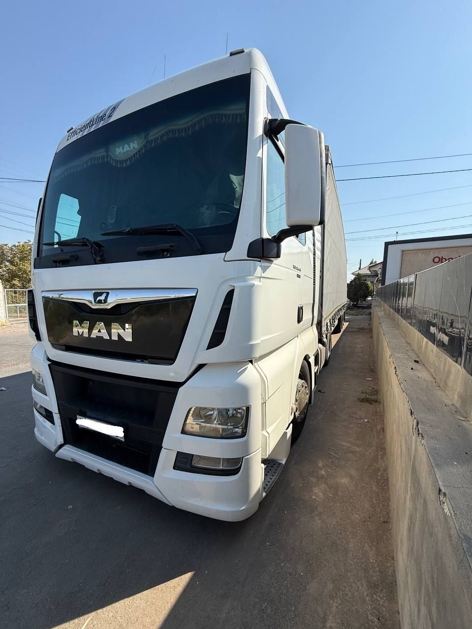 MAN TGX 18.440 + KRONE прицеп cотилади