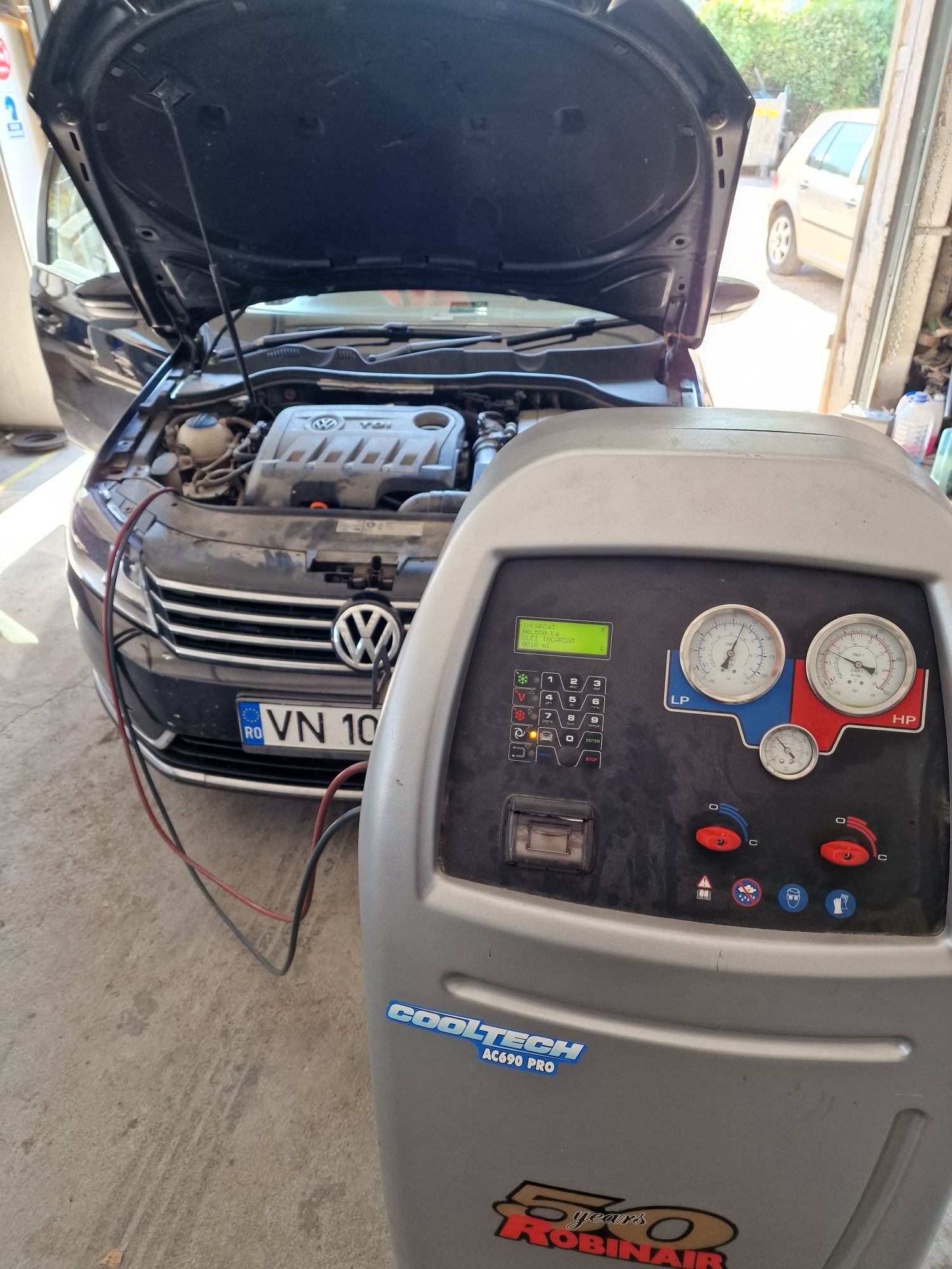 Freon auto r134a incarcare verificare