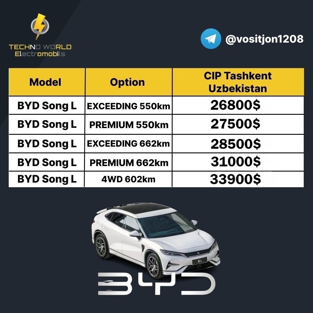 Byd song L Premium