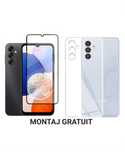 Set Samsung A05s A06 A16 A15 A35 A55 - Husa + Folie de Sticla