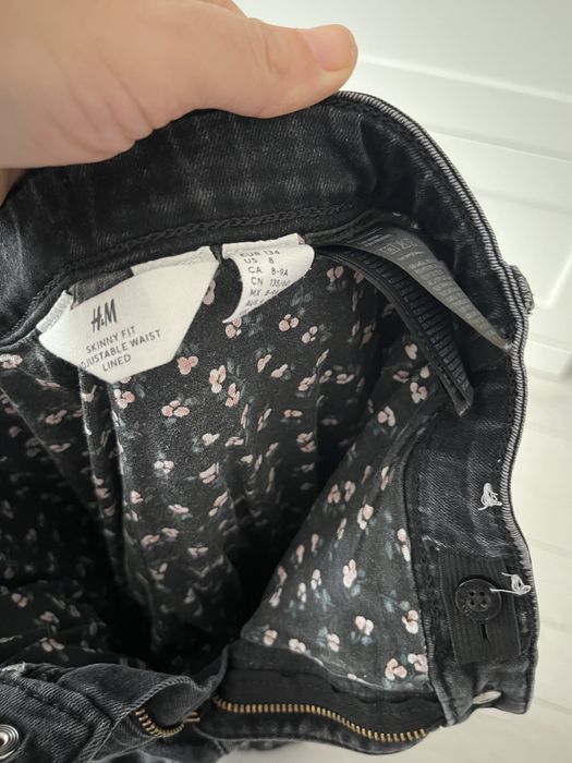 Ватирани дънки H&M 128/134см