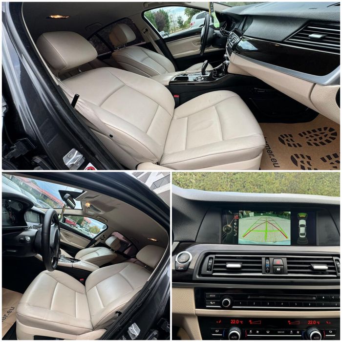 Bmw  seria 5 f10,x-drive,facelift 2014,258 cp,interior alb!