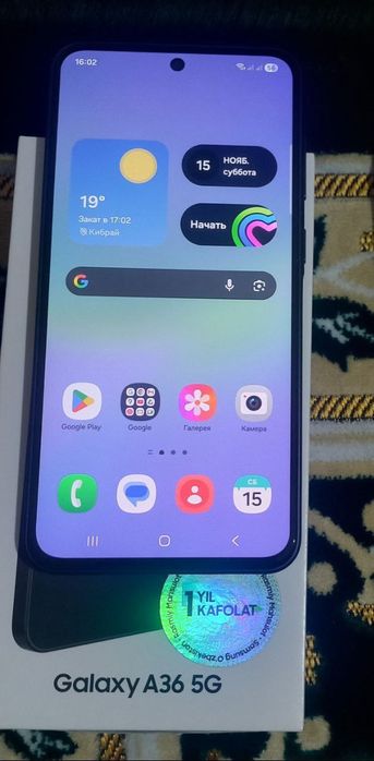 Продаётся новый самсунг А 36  8/256